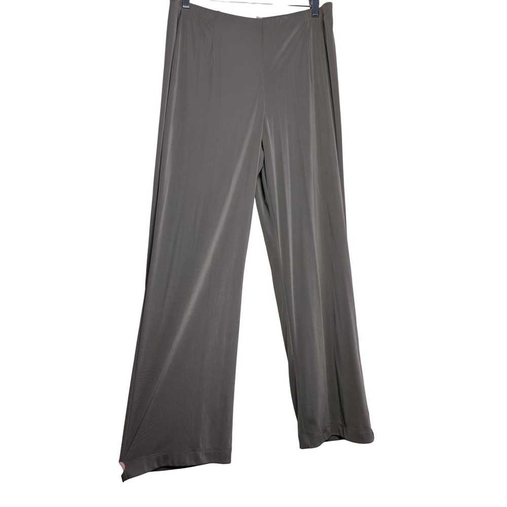 Chico's Easywear Flawless Slinky Pant Sz 3S‎ Texas Taupe Ribbed Knit Travel NWT